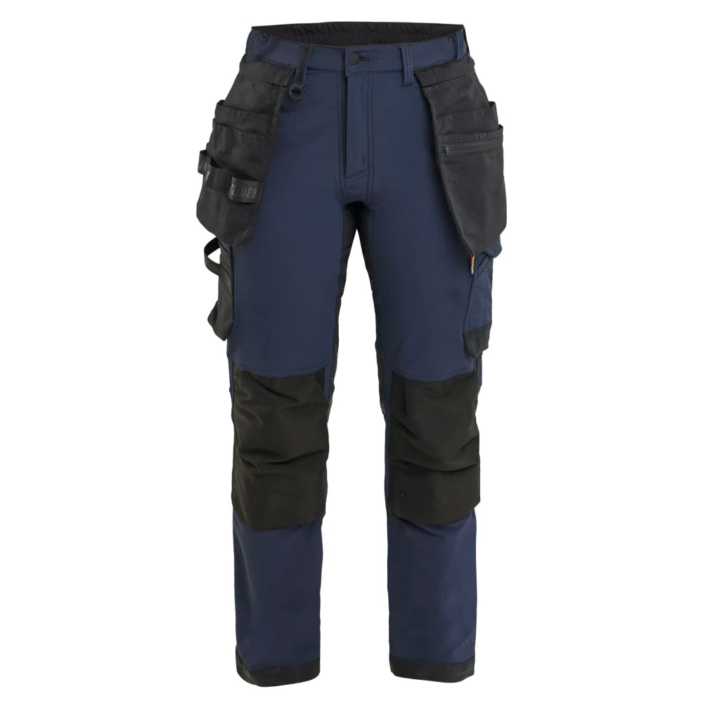 Blaklader 7121 1645 Dames Werkbroek 4-Weg Stretch Donker Marineblauw Zwart