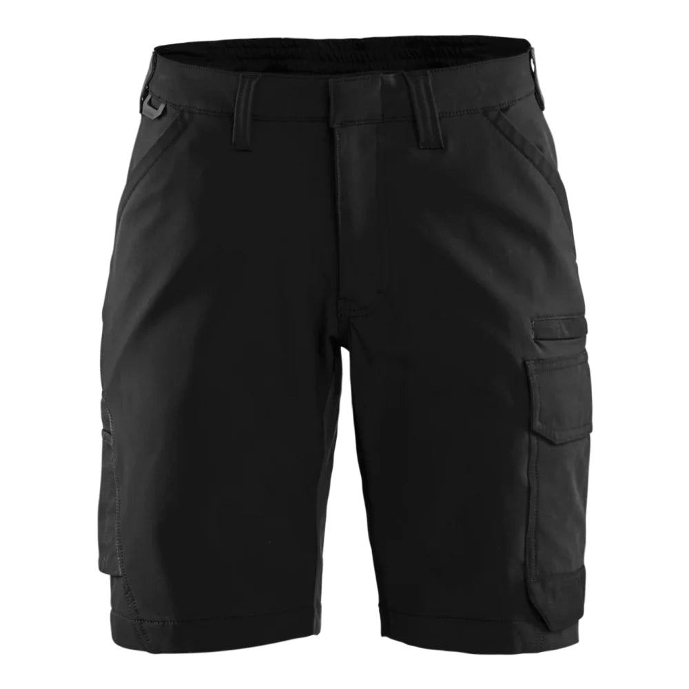 Blaklader 7123 1645 Dames Service Short 4-Weg Stretch Zwart Donkergrijs