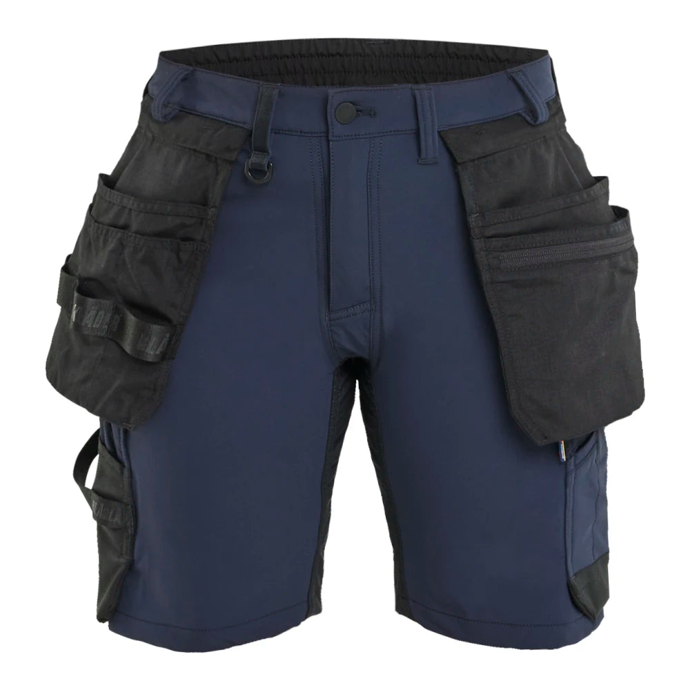 Blaklader 7124 1645 Dames Short 4-Weg Stretch Donker Marineblauw Zwart