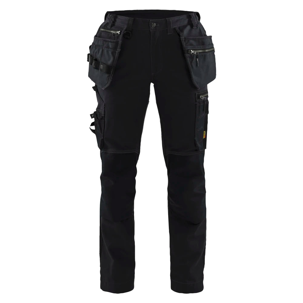 Blaklader 7130 1370 Dames Werkbroek Met Stretch Zwart Zwart