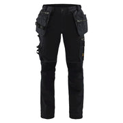 Blaklader 7130 1370 Dames Werkbroek Met Stretch Zwart Zwart