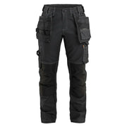 Blaklader 7132 1141 Dames Werkbroek Denim Stretch Met Gereedschapszakken Zwart