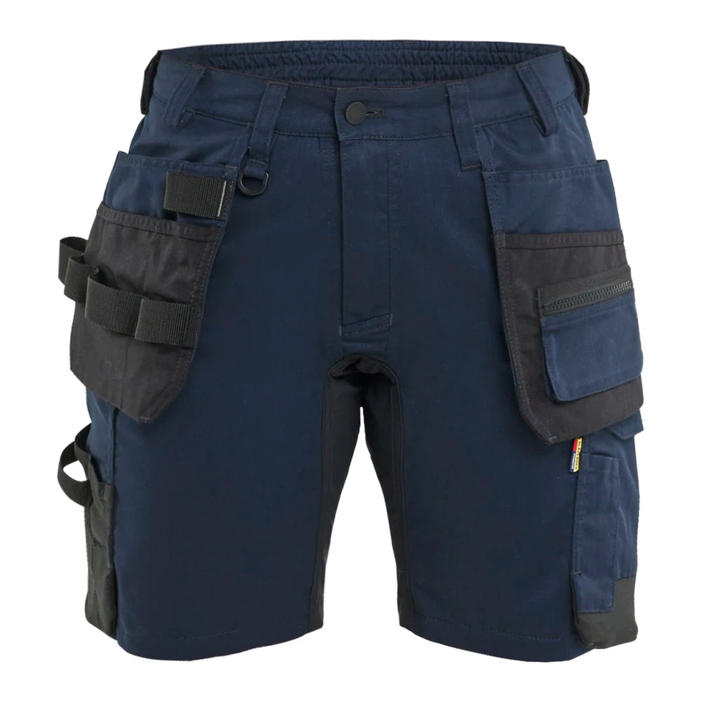Blaklader 7133 1832 Dames Short 2-Weg Stretch Met Gereedschapszakken Donker Marineblauw