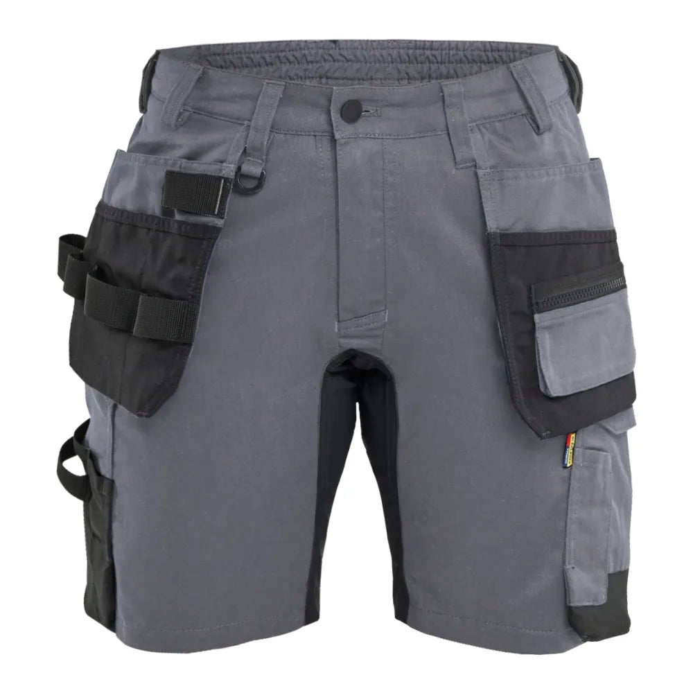 Blaklader 7133 1832 Dames Short 2-Weg Stretch Met Gereedschapszakken Medium Grijs