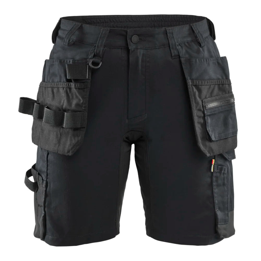 Blaklader 7133 1832 Dames Short 2-Weg Stretch Met Gereedschapszakken Zwart