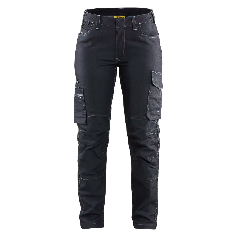Blaklader 7140 1141 Dames Service Werkbroek Denim Stretch Marineblauw