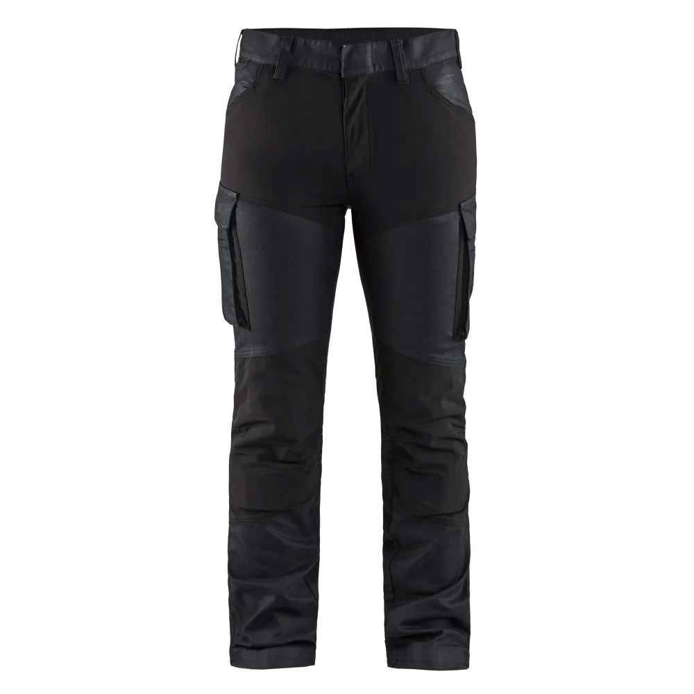 Blaklader 7147 1147 Dames Service Werkbroek Denim Stretch Marineblauw Zwart