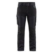 Blaklader 7147 1147 Dames Service Werkbroek Denim Stretch Marineblauw Zwart