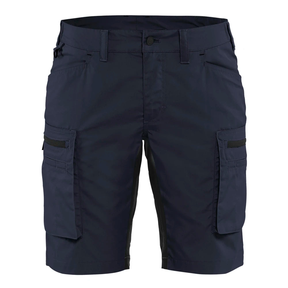 Blaklader 7149 1845 Dames Service Short Stretch Donker Marineblauw Zwart