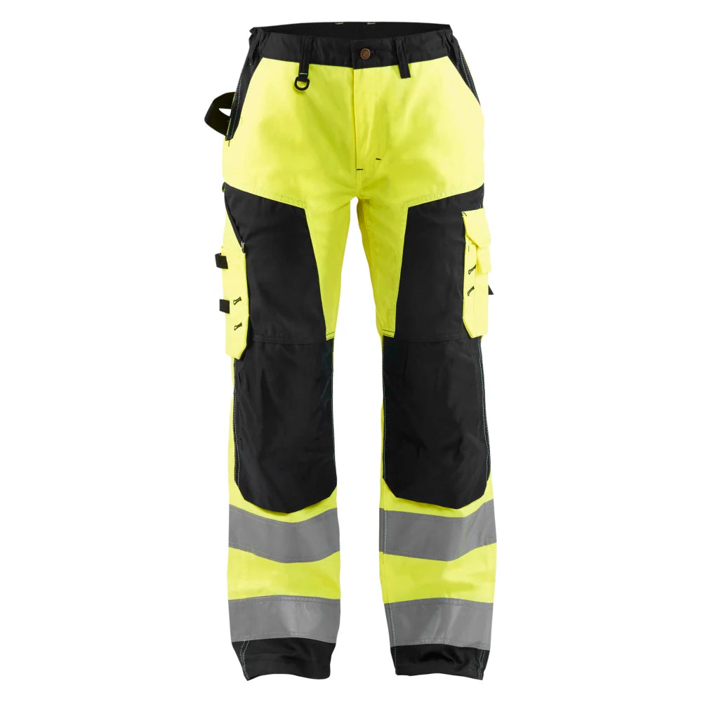 Blaklader 7155 1811 Dames High Vis Werkbroek High Vis Geel Zwart