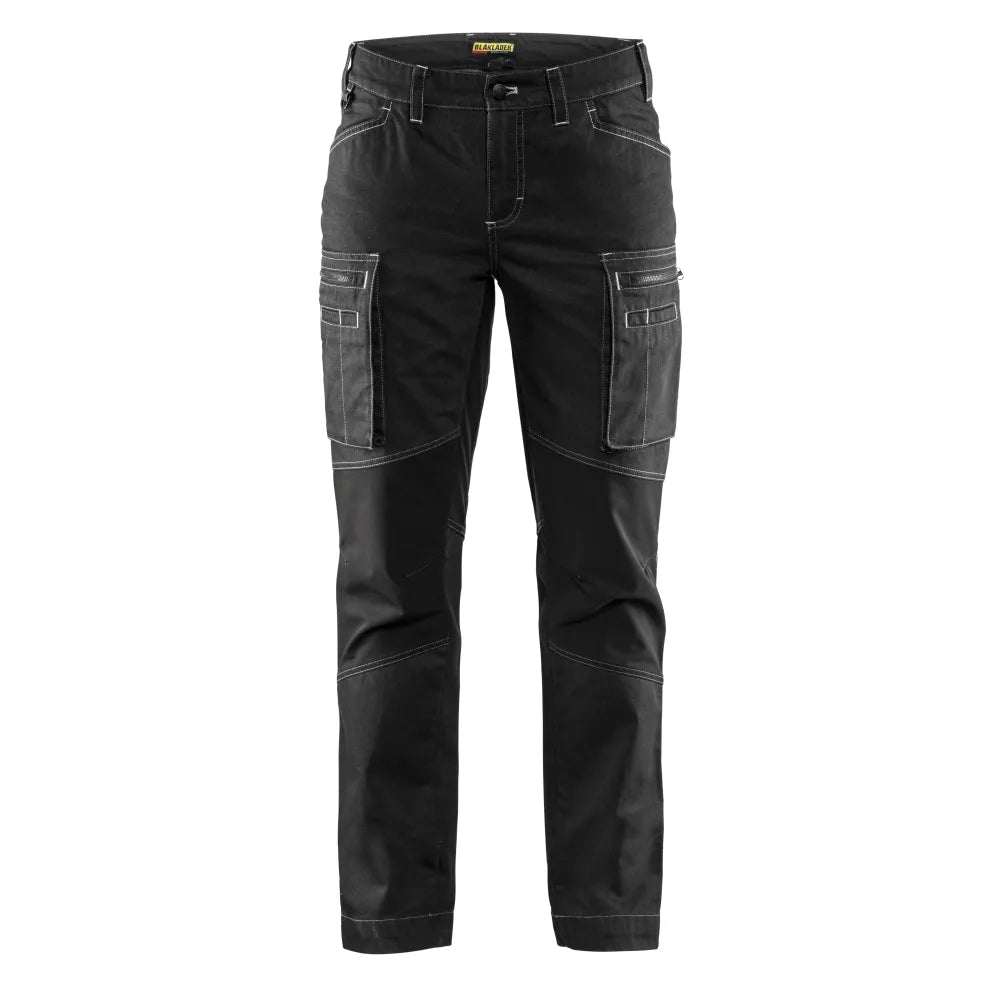 Blaklader 7159 1142 Dames Service Werkbroek Denim Stretch Zwart