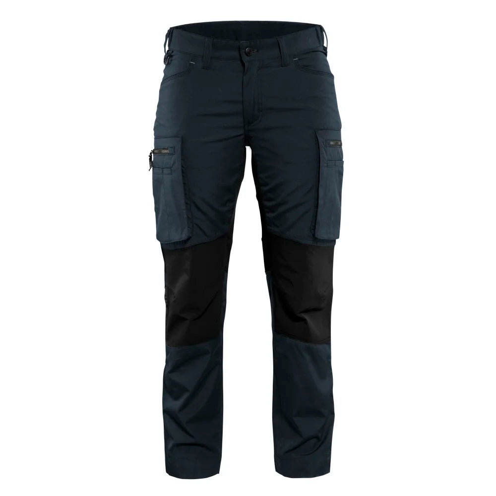 Blaklader 7159 1845 Dames Service Werkbroek Stretch Donker Marineblauw Zwart