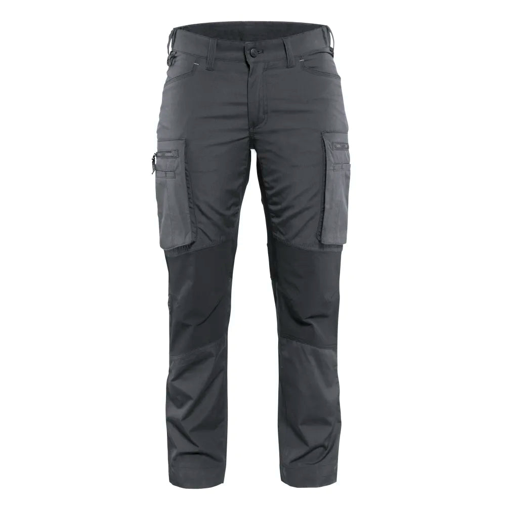 Blaklader 7159 1845 Dames Service Werkbroek Stretch Donkergrijs Zwart
