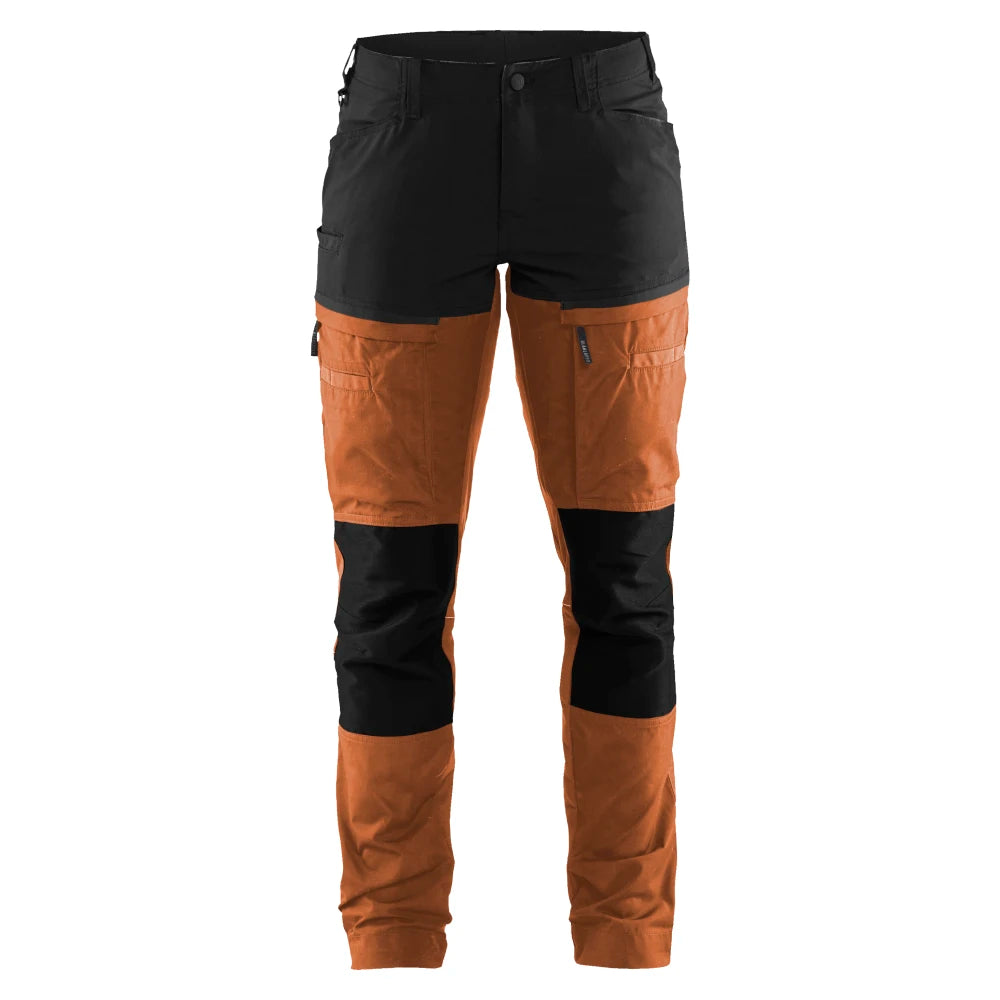 Blaklader 7166 1845 Dames Service Werkbroek Stretch Roest Zwart