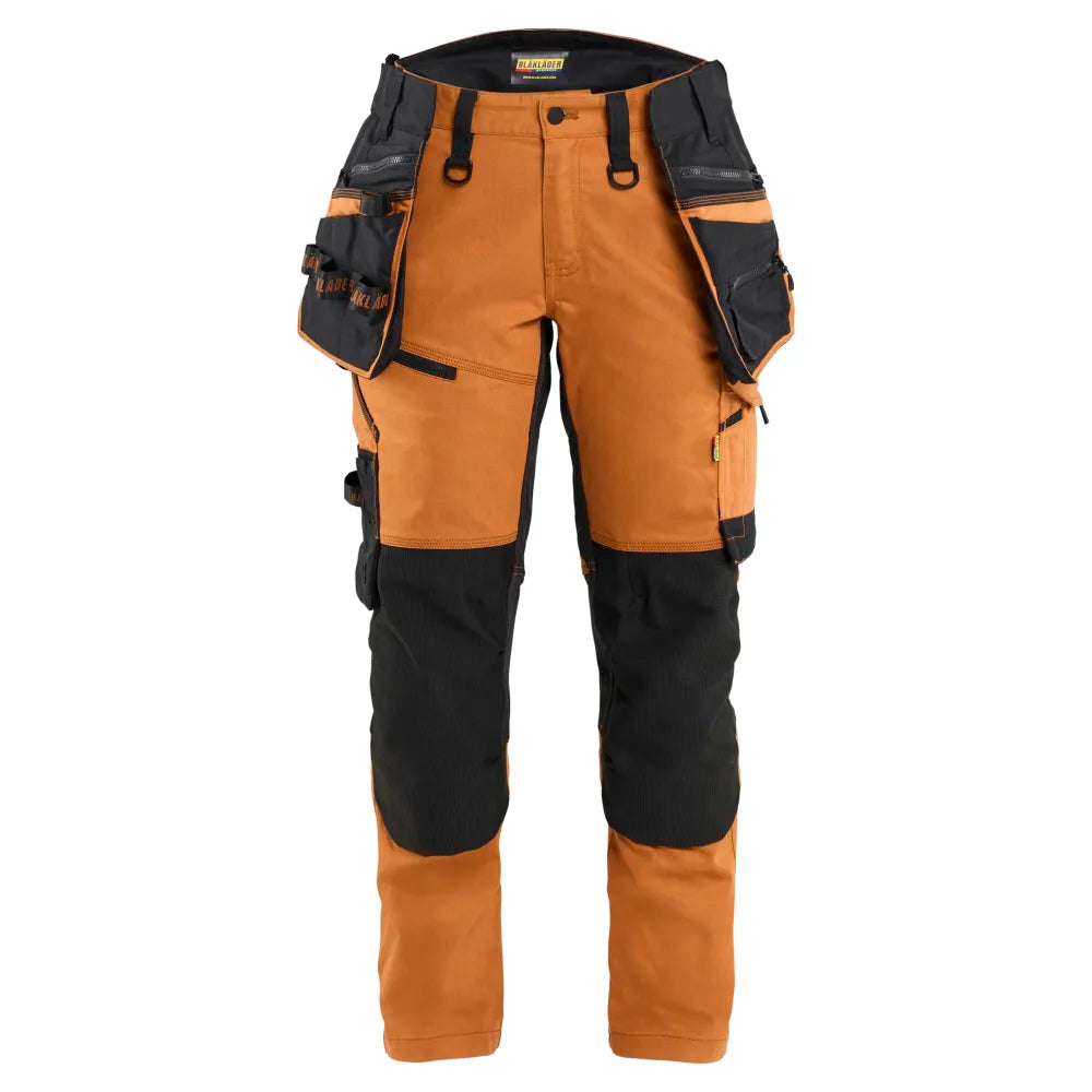 Blaklader 7170 1149 Striker Dames Werkbroek Met Stretch Roest Zwart