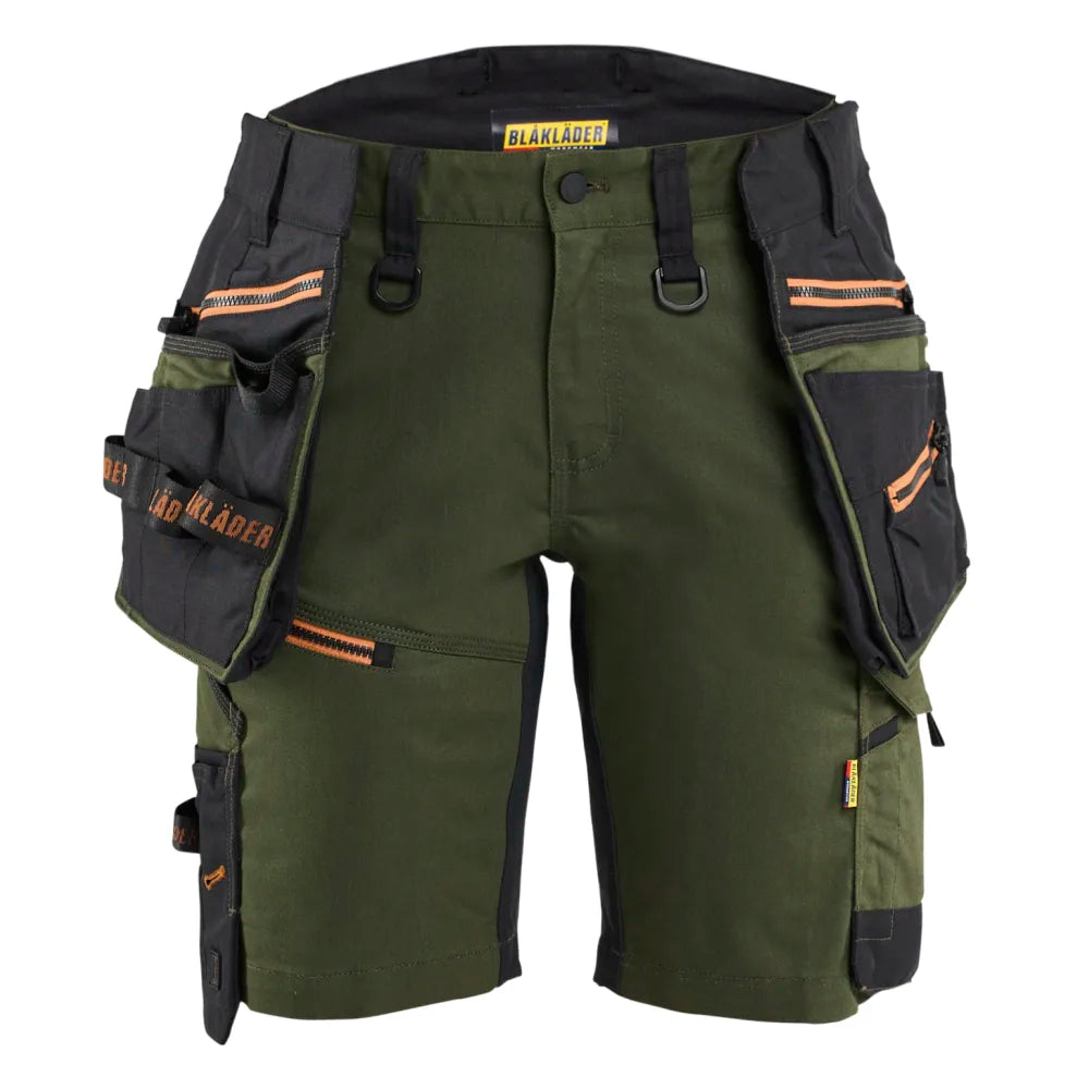 Blaklader 7175 1149 Ames Short 2-Weg Stretch Woudgroen Roest
