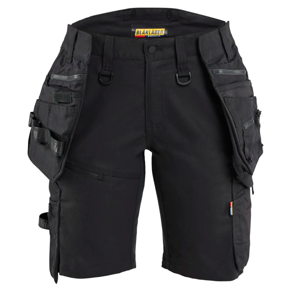Blaklader 7175 1149 Ames Short 2-Weg Stretch Zwart Zwart