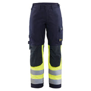 Blaklader 7188 1512 Dames Multinorm Werkbroek Inherent Marine High Vis Geel