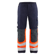 Blaklader 7188 1524 Dames Multinorm Werkbroek Inherent Marineblauw Oranje
