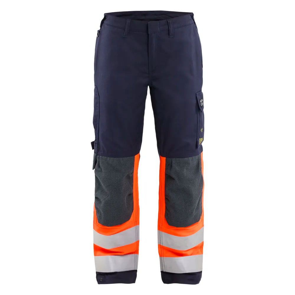 Blaklader 7188 1524 Dames Multinorm Werkbroek Inherent Marineblauw Oranje