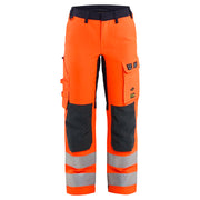 Blaklader 7191 1524 Dames Multinorm Werkbroek Stretch Inherent High Vis Oranje Marineblauw