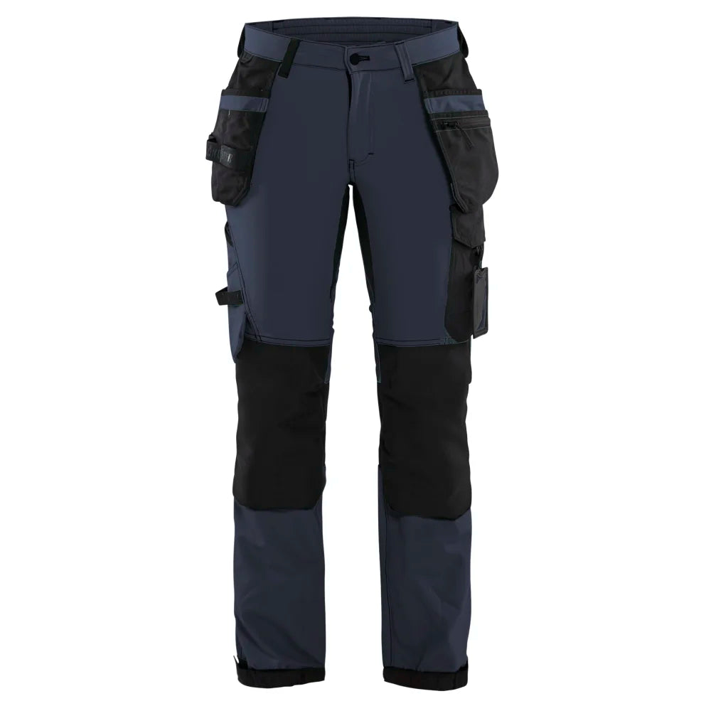 Blaklader 7192 1645 Dames Werkbroek 4-Weg Stretch Donker Marineblauw Zwart