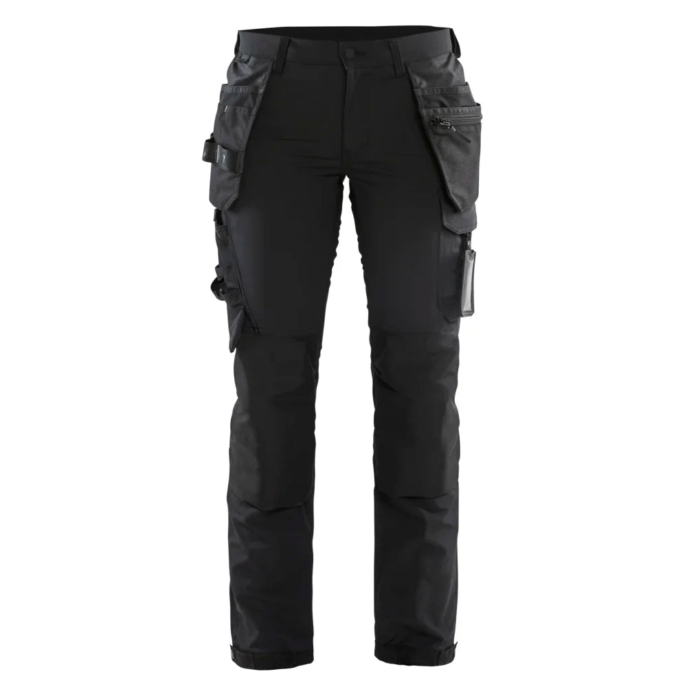 Blaklader 7192 1645 Dames Werkbroek 4-Weg Stretch Zwart Donkergrijs
