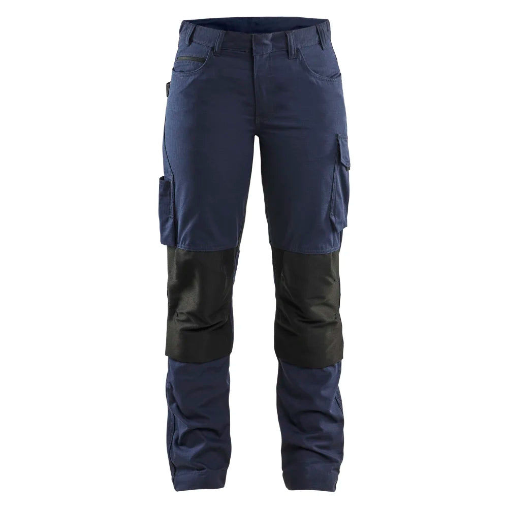 Blaklader 7195 1330 Dames Service Werkbroek Stretch Donker Marineblauw Zwart