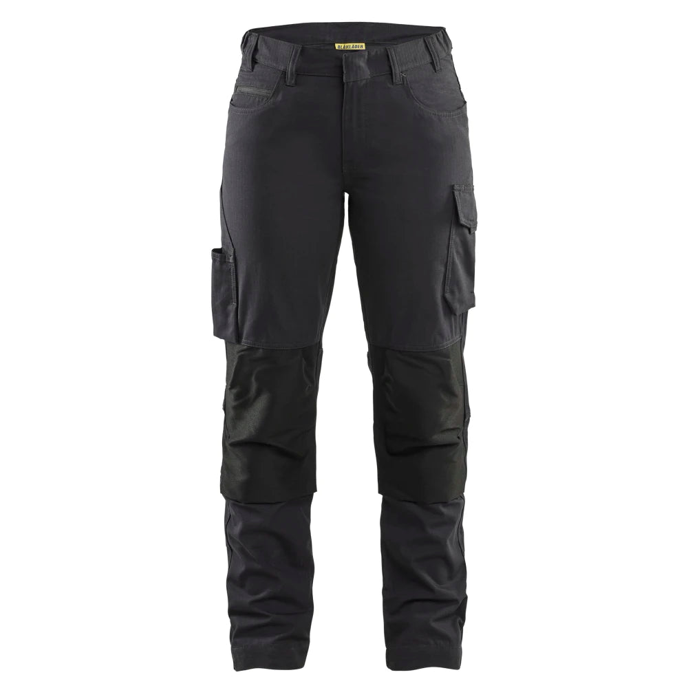 Blaklader 7195 1330 Dames Service Werkbroek Stretch Zwart Donkergrijs