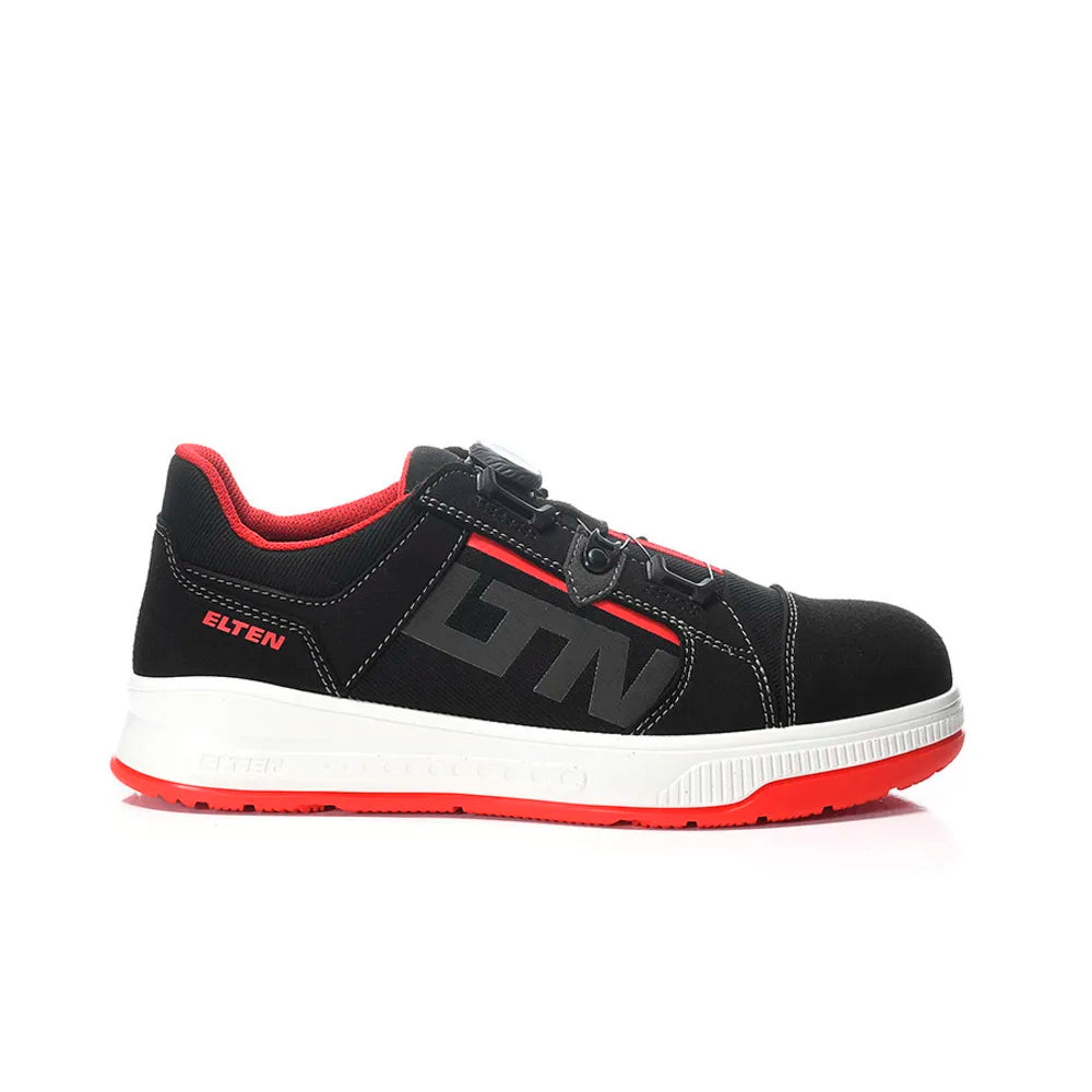Elten Isaak XXST Boa Black-Red Low S2 Werkschoenen