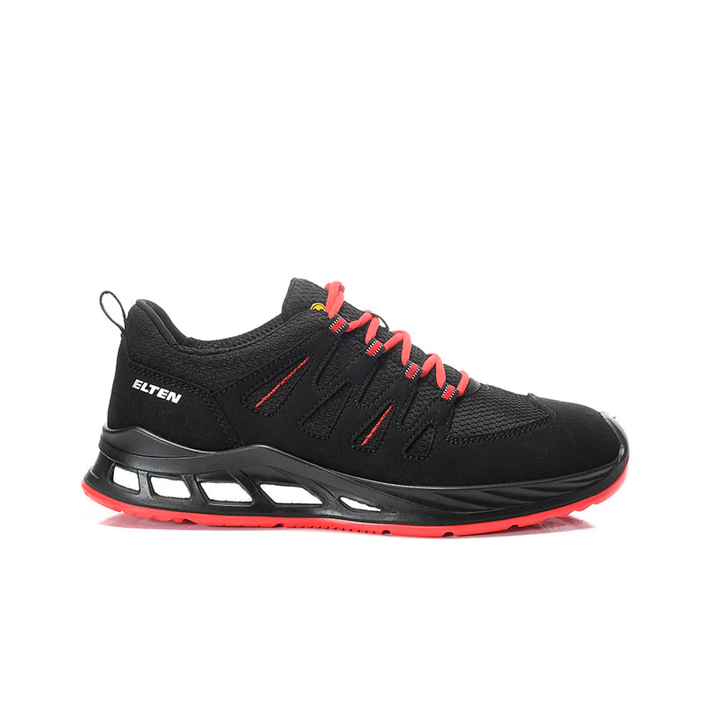 Elten Maddox XXR Black-Red Low S3S Werkschoenen