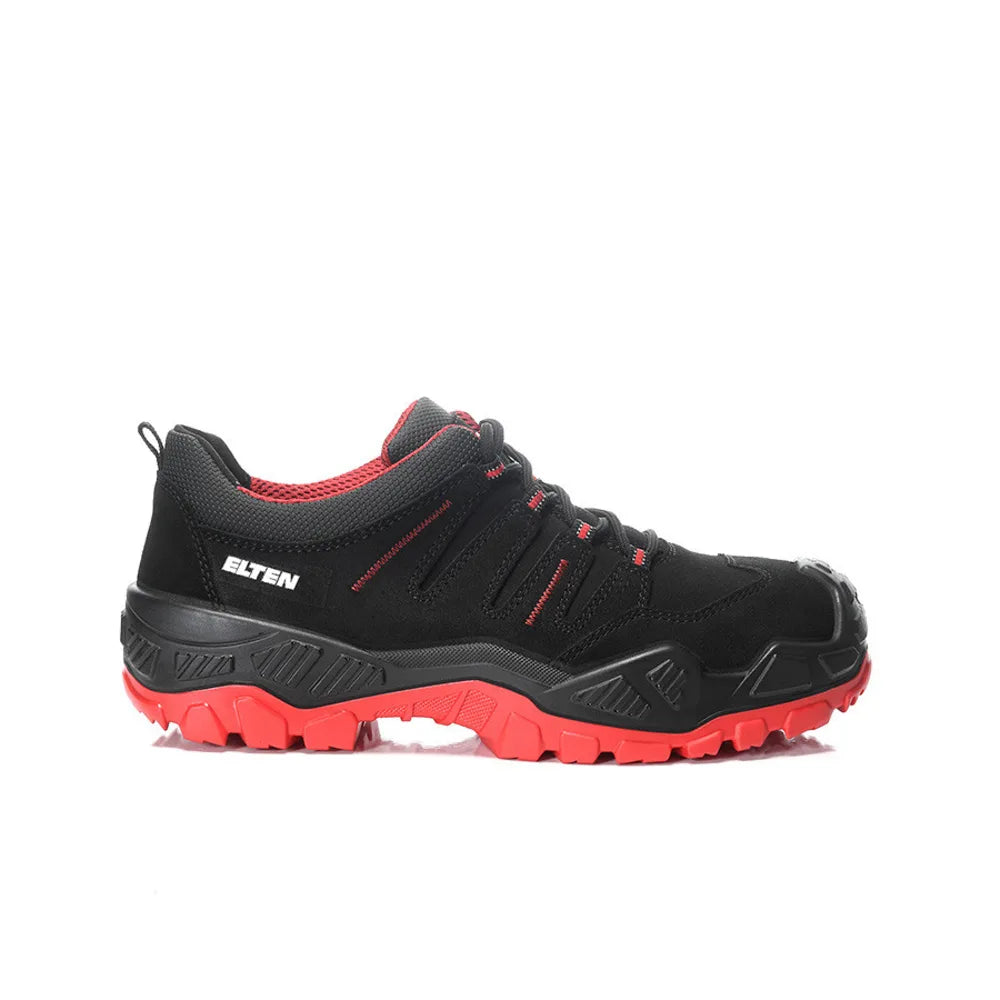 Elten Quentin Black-Red Low S3S Werkschoenen