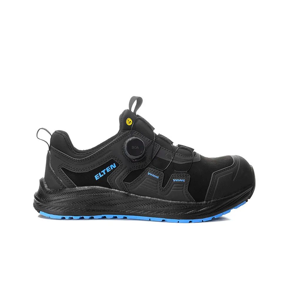 Elten Ivar XXNF Boa Black-Blue Low S3S Werkschoenen