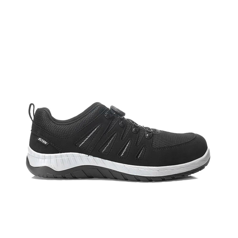 Elten Maddox Compo Boa Black-Grey Low S3S Werkschoenen