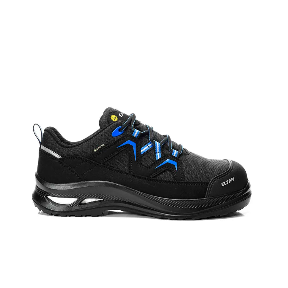 Elten Fry XXG Pro GTX Black-Blue Low S3S WR Werkschoenen