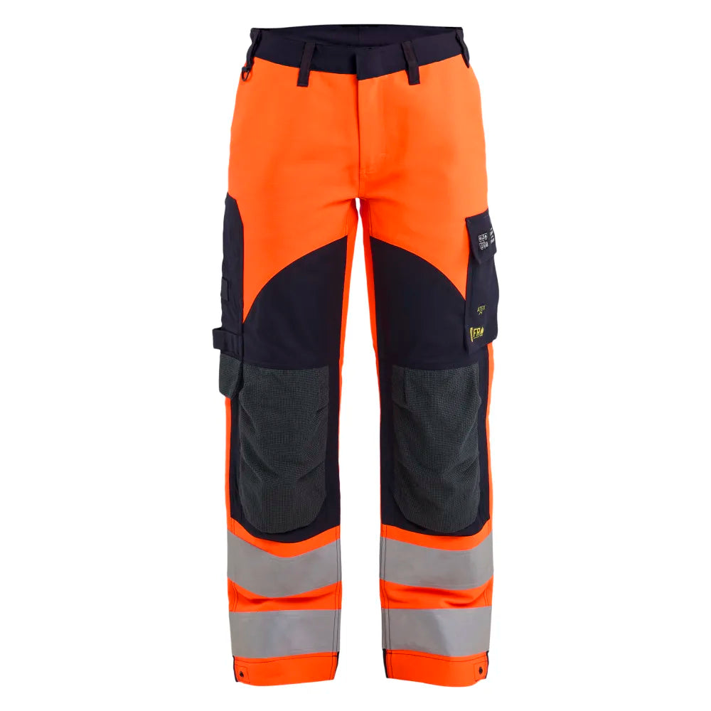 Blaklader 7289 1524 APC 2 Dames Multinorm Werkbroek Inherent High Vis Oranje Marineblauw