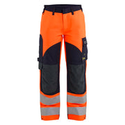 Blaklader 7289 1524 APC 2 Dames Multinorm Werkbroek Inherent High Vis Oranje Marineblauw