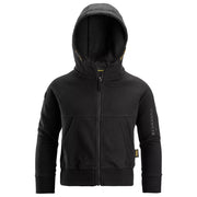 Snickers 7512 Junior Logo Hoodie Met Rits 0400 Black