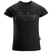 Snickers 7514 Junior Logo T-Shirt 0400 Black