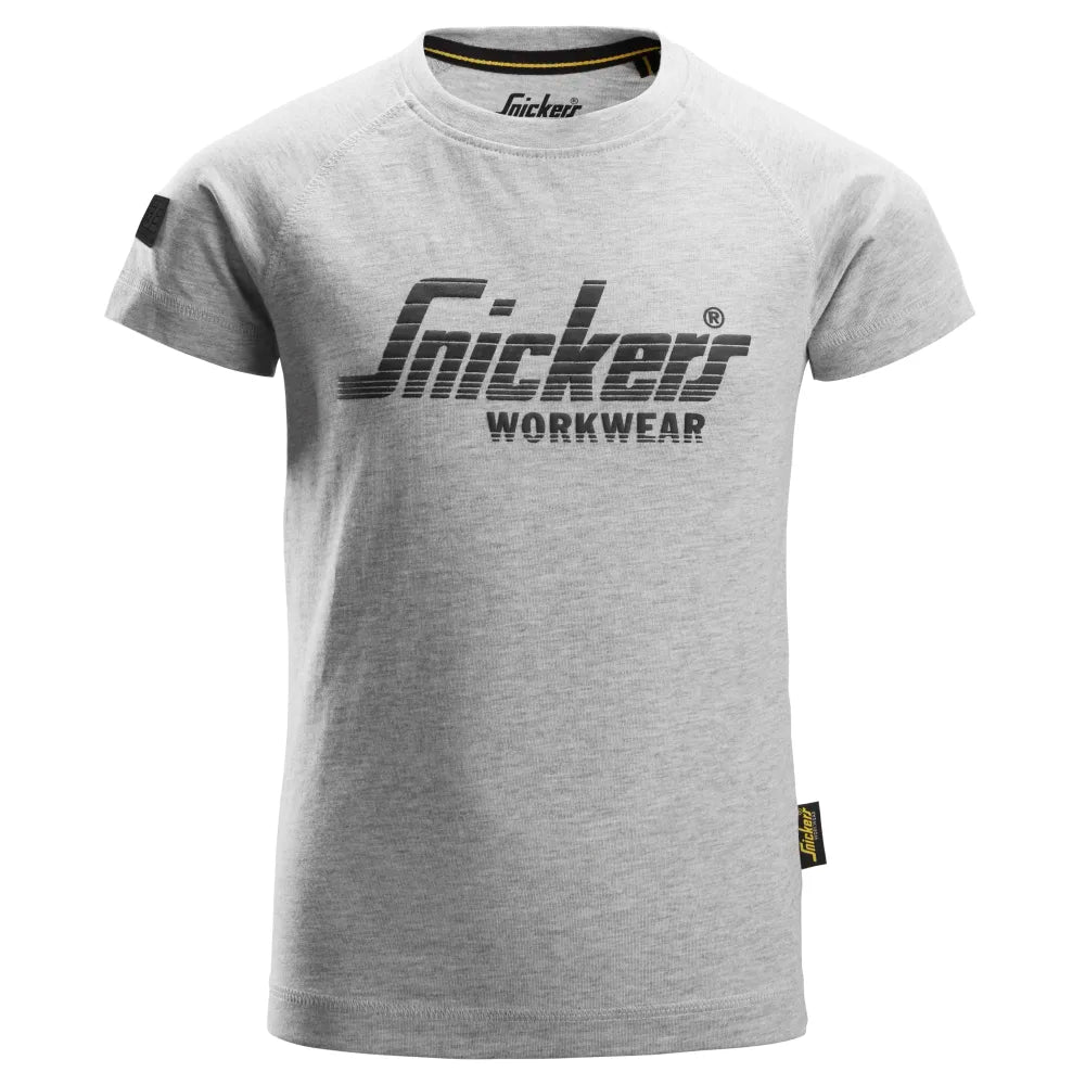Snickers 7514 Junior Logo T-Shirt 2800 Grey Melange