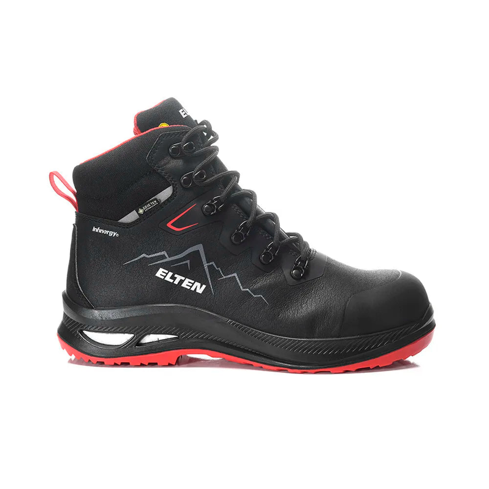 Elten Nolan XXG GTX Black-Red Mid S3S WR Werkschoenen