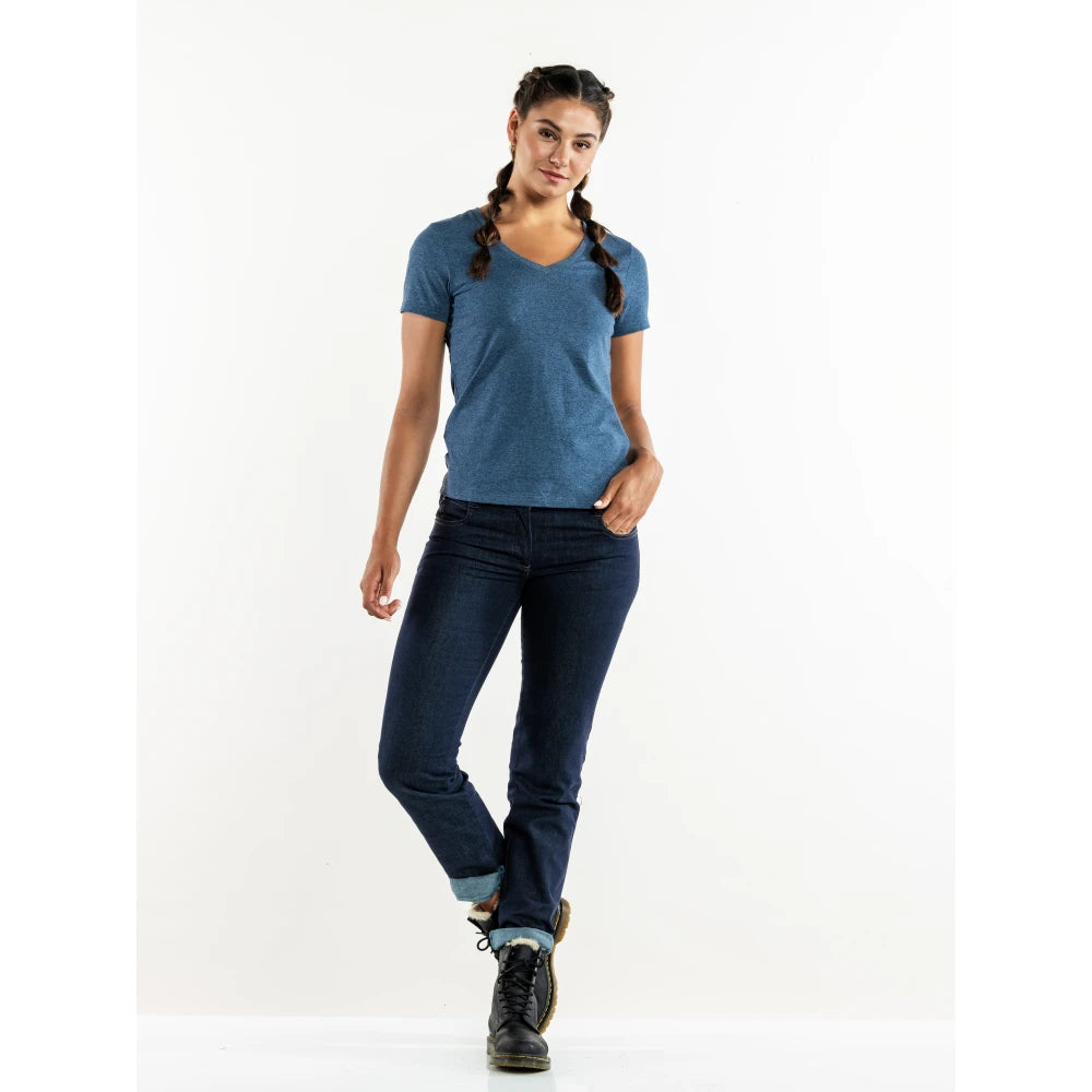Chaud Devant T-Shirt Lady Tierra Blue Melee