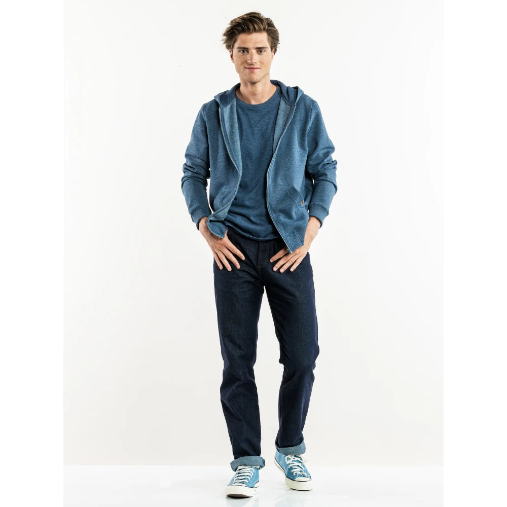 Chaud Devant Hoodie Comodo Blue Melee