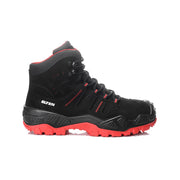 Elten Quentin Black-Red Mid S3S Werkschoenen