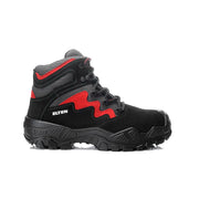 Elten Mick Black-Red Mid S3S Werkschoenen