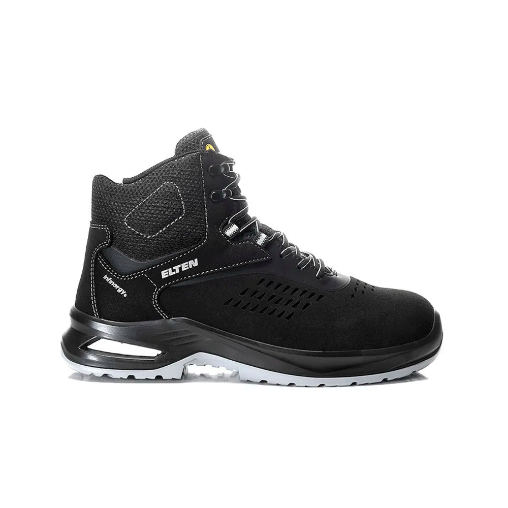 Elten Ray XXFIT Black-Grey Mid S1 Typ 1 Werkschoenen