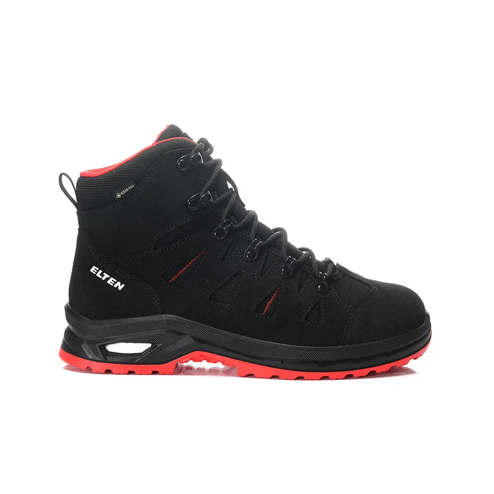 Elten Riwemo XXP GTX Black-Red Mid S3S WR Werkschoenen