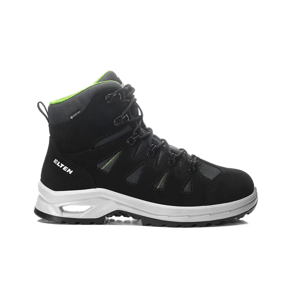 Elten Riwemo XXP GTX Black-Green Mid S2 WR Werkschoenen