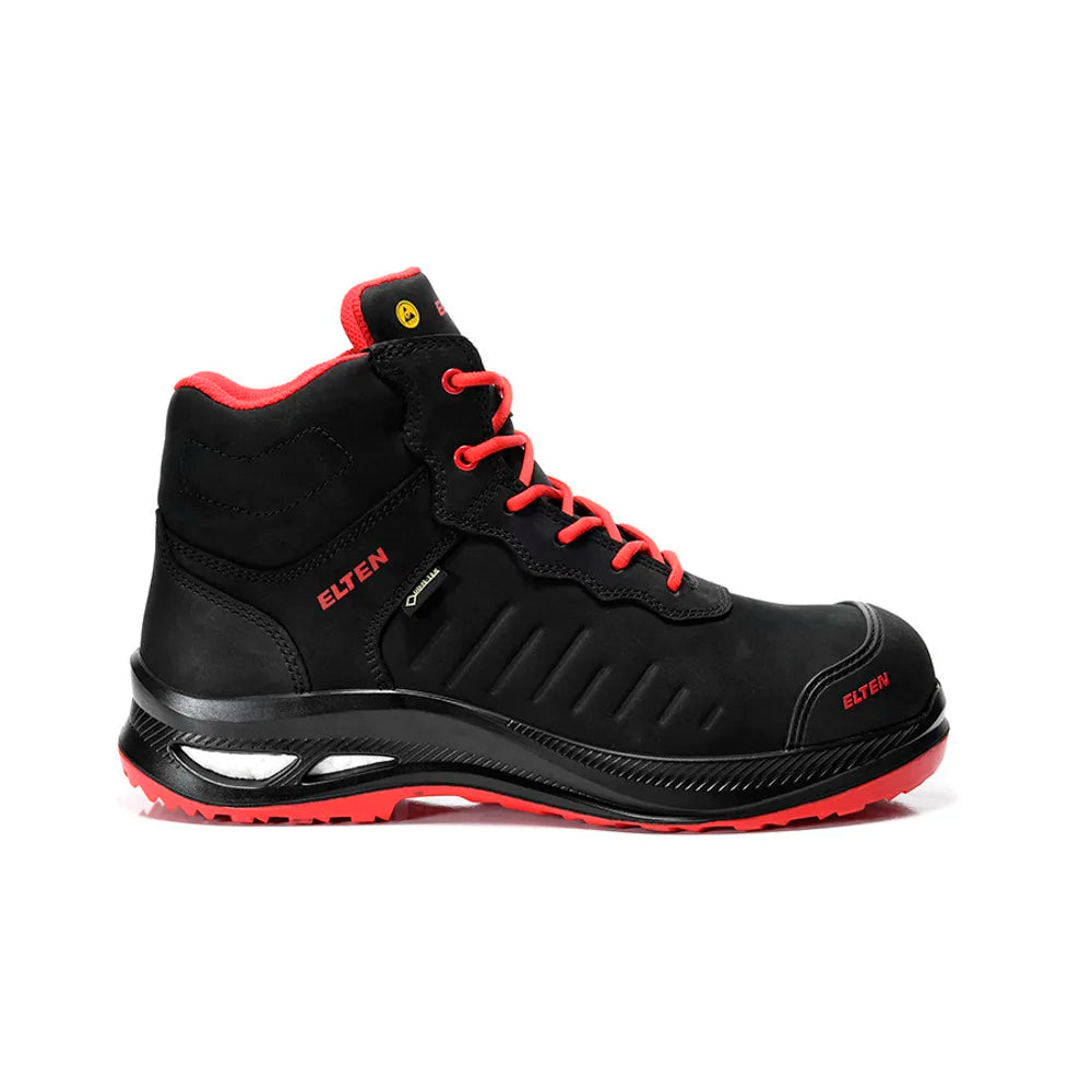 Elten Stewart XXG Pro GTX Black-Red Mid S3 Werkschoenen