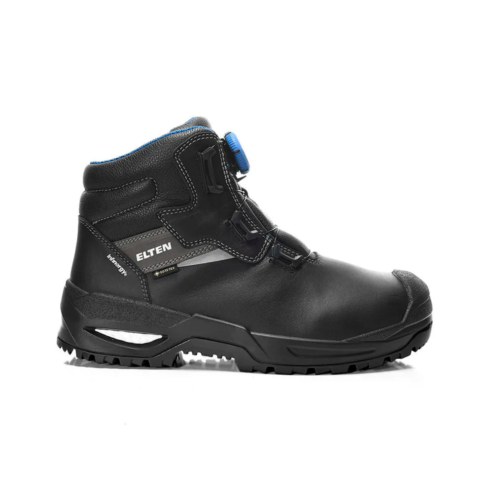 Elten Stefano XXSG Boa GTX Black-Blue Mid S3S WR Werkschoenen